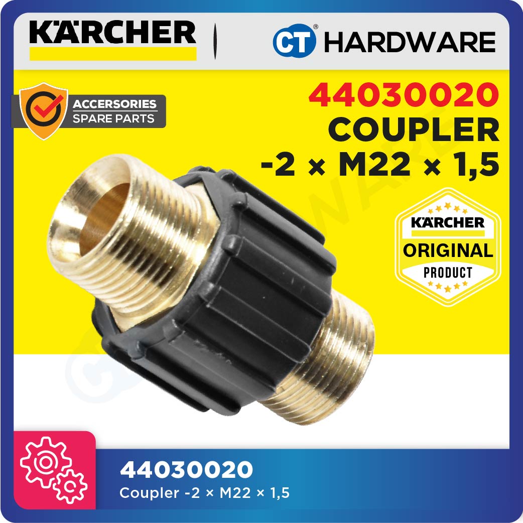 Karcher 44030020 Coupler -2 × M22 × 1,5