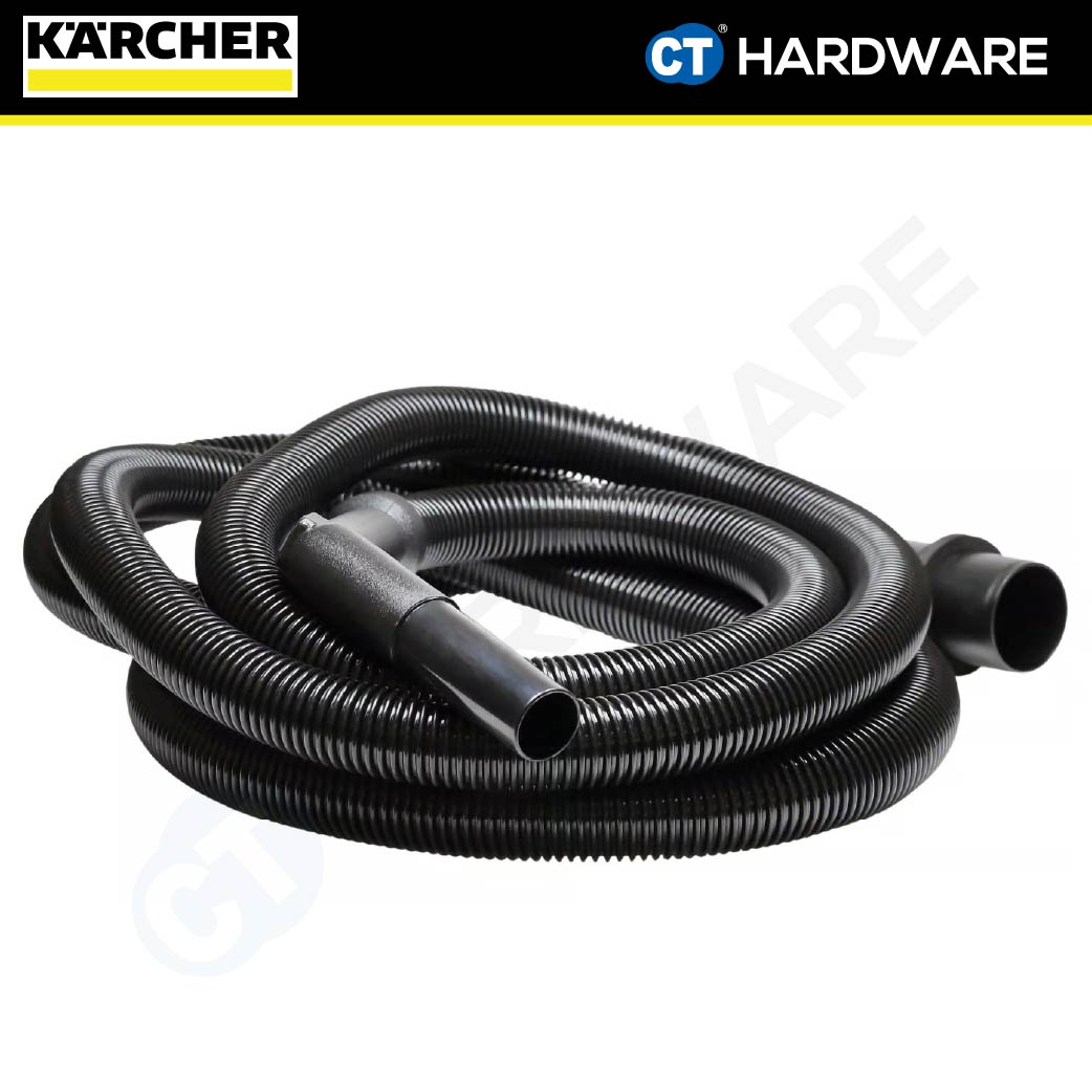 Karcher 44406260 Suction hose with bend, NT, DN 35, length 2.5 m, clip 1.0, bayonet 1.0
