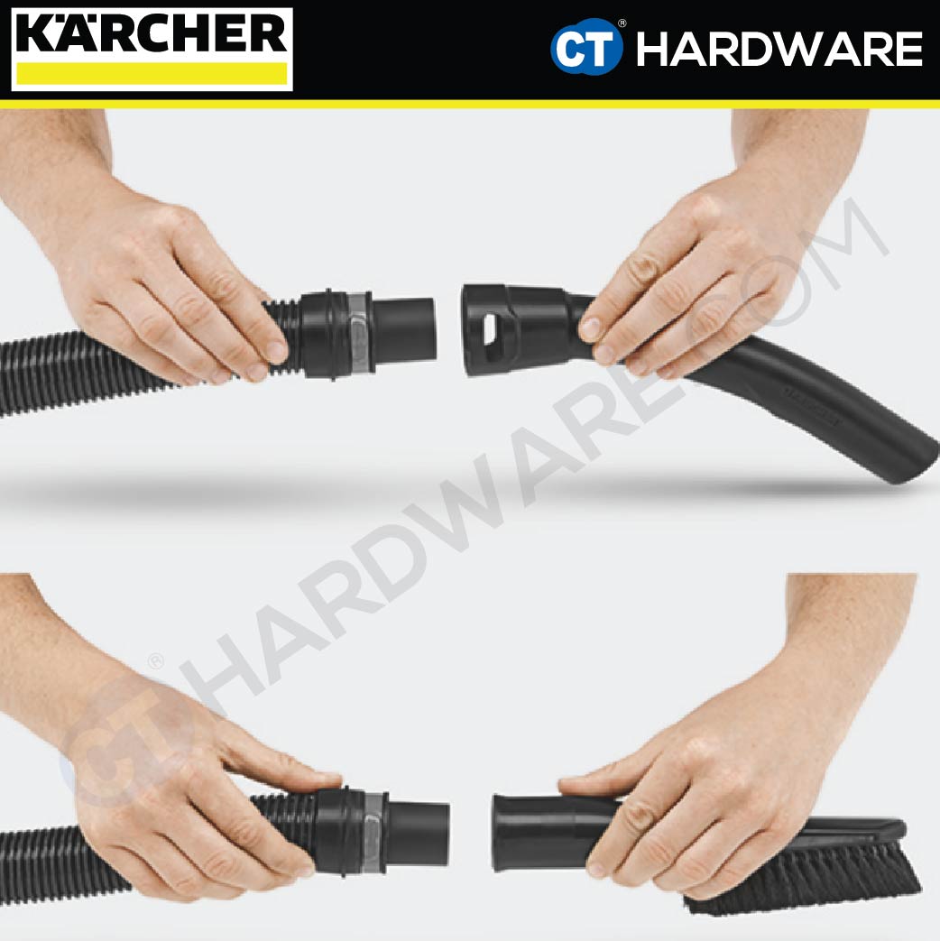 KARCHER 44410910 SUCTION HOSE WITHOUT HANDLE SUITABLE FOR WD2 | WD3 | WD4 | WD5 VACUUM CLEANER - 1PC