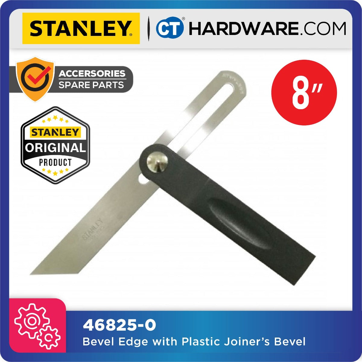 Stanley Bevel Edge (8" x 203mm) 46-825-0