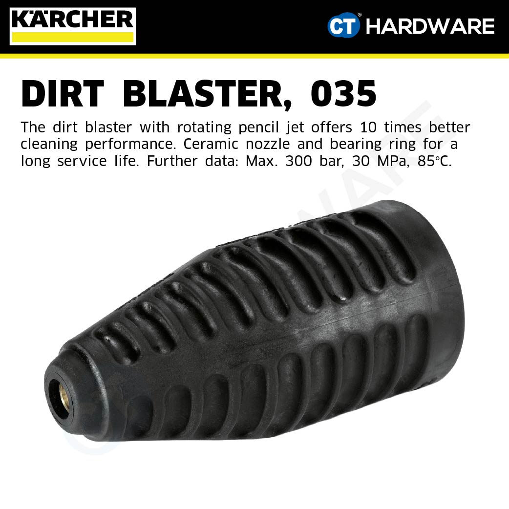 Karcher 47639310 Dirt Blaster Nozzle Large 35mm