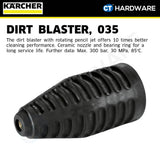 Karcher 47639310 Dirt Blaster Nozzle Large 35mm