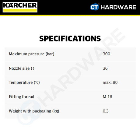 Karcher 47671480 Triple nozzle, 036