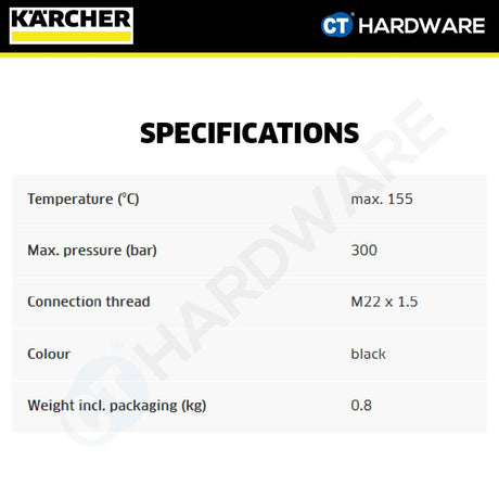 Karcher 47754630 Easy Press HP trigger gun with soft grip