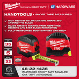 Milwaukee Short Tape Measures | Keychain Tape Measure 6FT/2M | Compact Magnetic Tape Measure 16FT/5M & 26FT/8 | STUD™ Tape Measure 35FT/10M | Measuring Tools | Alat Pengukur