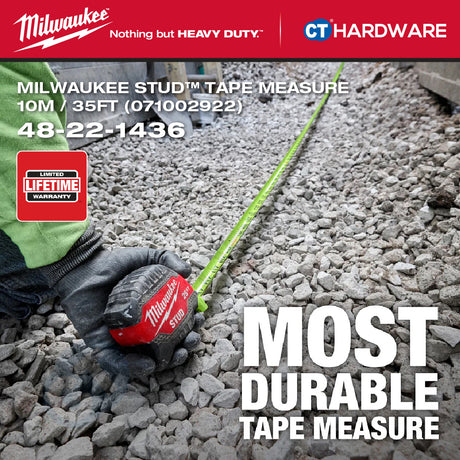 Milwaukee Short Tape Measures | Keychain Tape Measure 6FT | Compact Magnetic Tape Measure 16FT & 26FT | STUD™ Tape Measure 35FT | Measuring Tools | Alat Pengukur