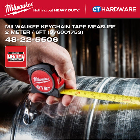 Milwaukee Short Tape Measures | Keychain Tape Measure 6FT | Compact Magnetic Tape Measure 16FT & 26FT | STUD™ Tape Measure 35FT | Measuring Tools | Alat Pengukur