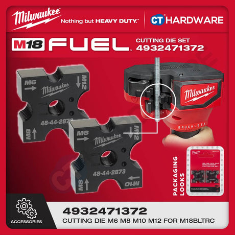 Milwaukee BLTRC18ACCY01 | 4932471372 Cutting Die Set for M18BLTRC Threaded Rod Cutter