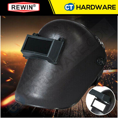 REWIN WGB302 WELDING HEAD SHIELD MASK BLACK