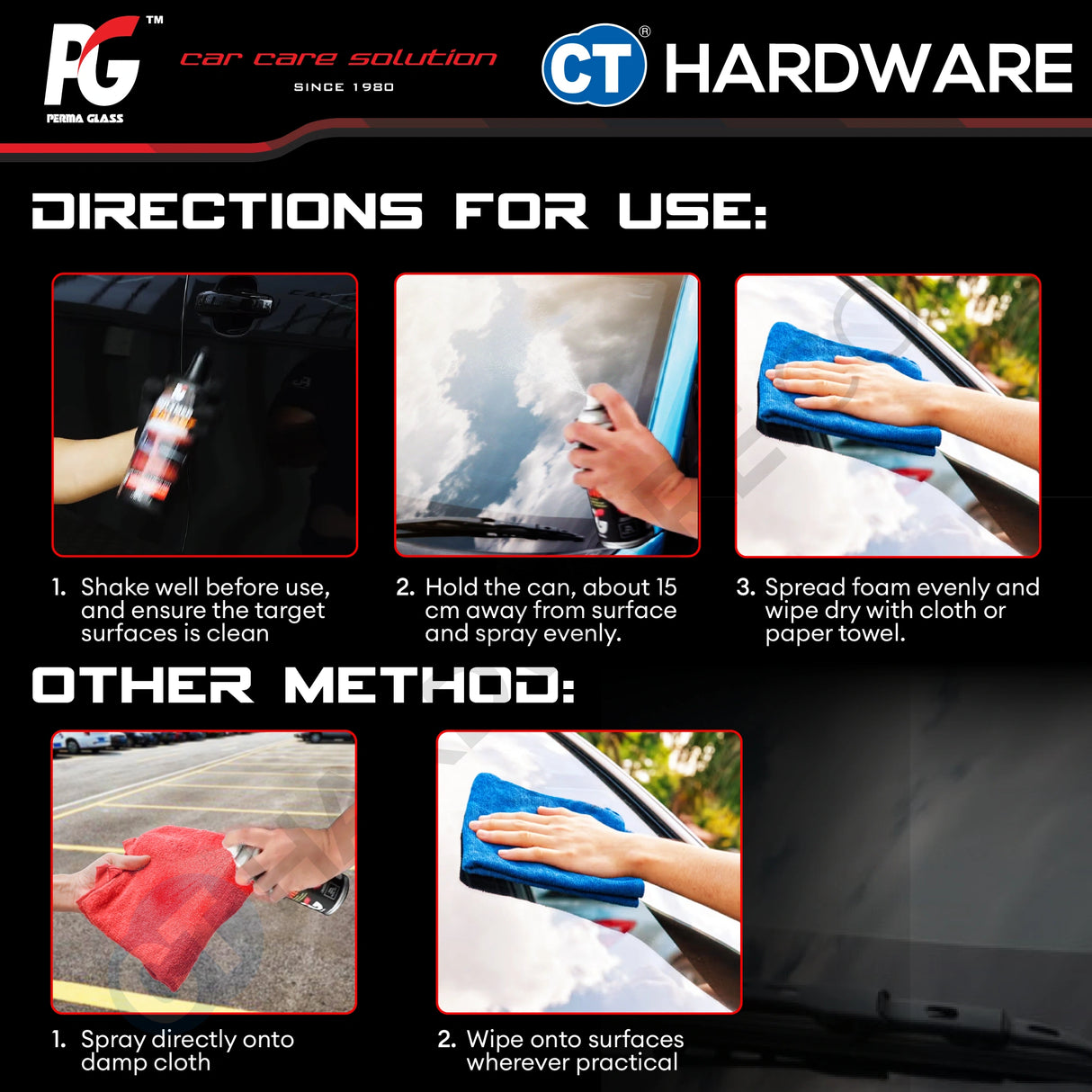 PG Perma Glass PG7882816 Anti-Mist Glass Clearer 400ml [ 9556817882816 ]