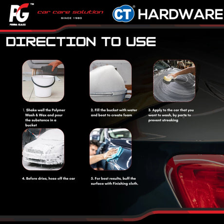 PG Perma Glass PG7882182 Polymer Wash & Wax 250ml [ 9556817882182 ]
