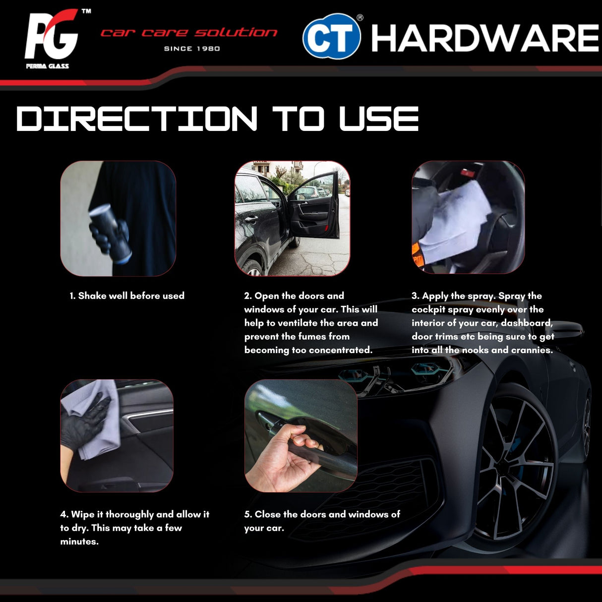 PG Perma Glass PG788313 Cockpit Shine 500ml [ 9556817888313 ]