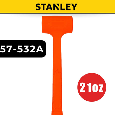 Stanley Oz Compo-Cast Standard Head Soft Face Hammer | Face Diameter(Oz): 10 / 18/ 21/ 42 / 52