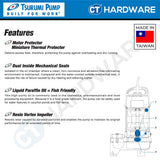 TSURUMI 50NHPU215S SUBMERSIBLE PUMP 150W | 230V | 190L/M | 5.7M/H 2"  ( NHPU SERIES )