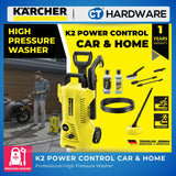 Kärcher K2 Power Control Car & Home 1.4 kW — 110 Bar Pressure Washer Kit (16736070)