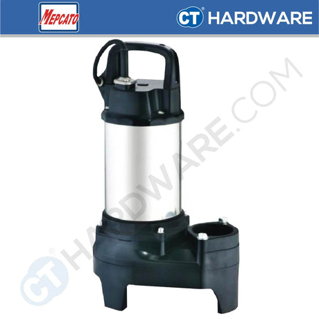 MEPCATO 50PS-2.15S  STAINLESS STEEL SUBMERSIBLE PUMP 2" | 150W | 250L/MIN | 5.5M/H | NON AUTO WITH ITALY DOUBLE MECH SEAL