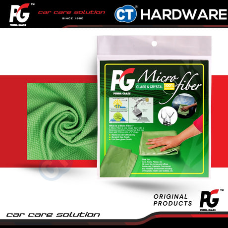 PG Perma Glass PG786166 Microfiber Cloth For Glass & Window 40cm x 40cm [ 9556817886166 ]