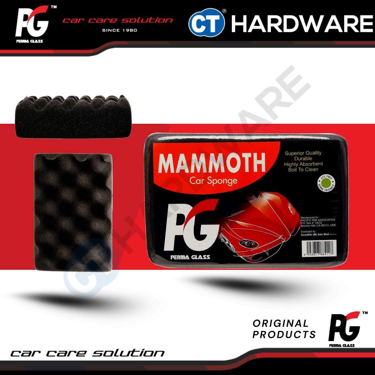 PG Perma Glass PG784117 Mammoth Car Sponge Durable Water Absorbent [ 9556817884117 ]