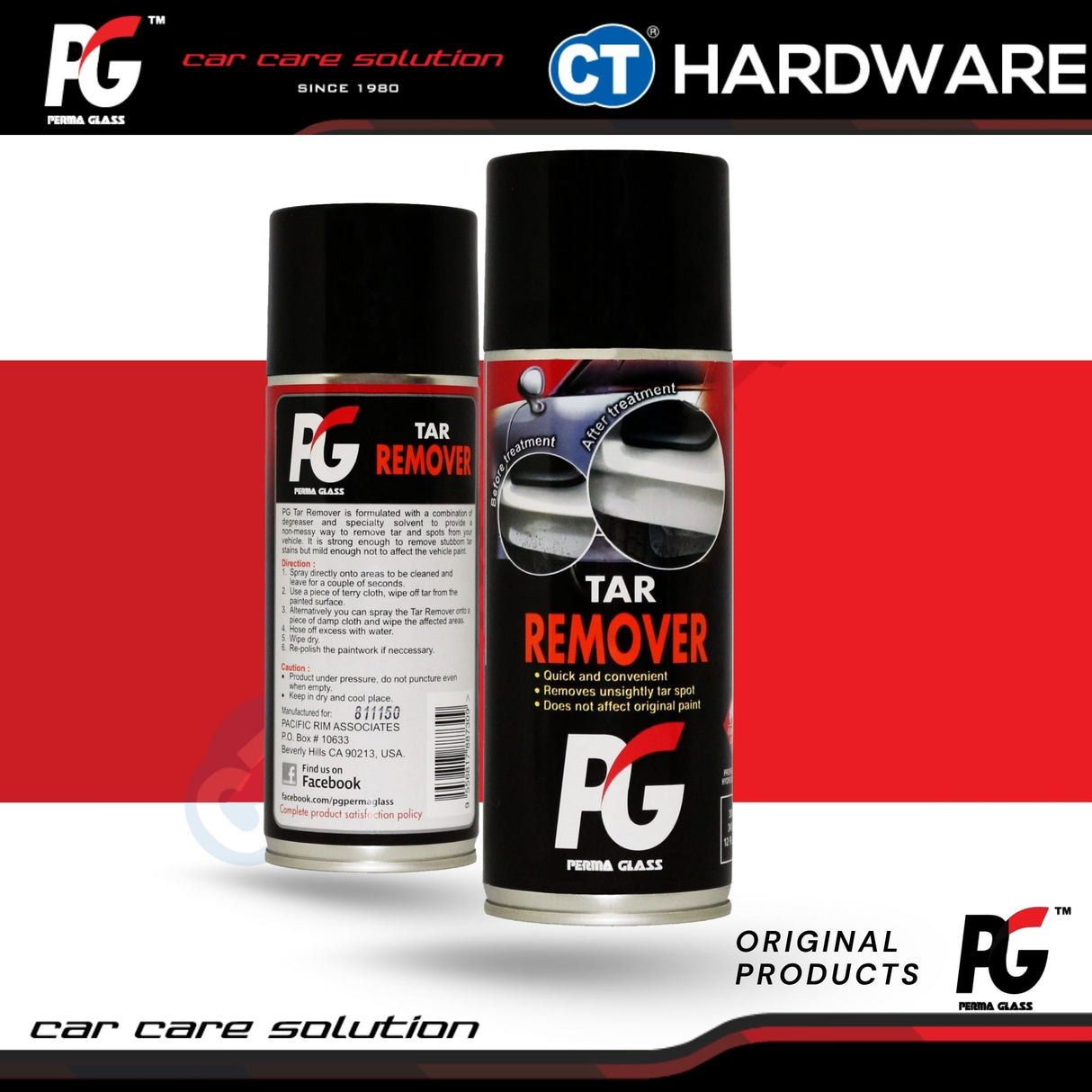PG Perma Glass PG787309 Tar Remover 345ml [ 9556817887309 ]