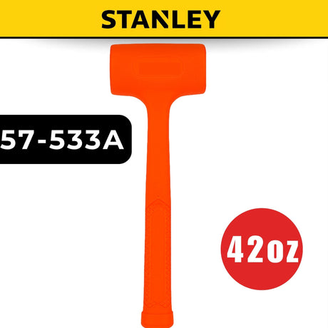 Stanley Oz Compo-Cast Standard Head Soft Face Hammer | Face Diameter(Oz): 10 / 18/ 21/ 42 / 52