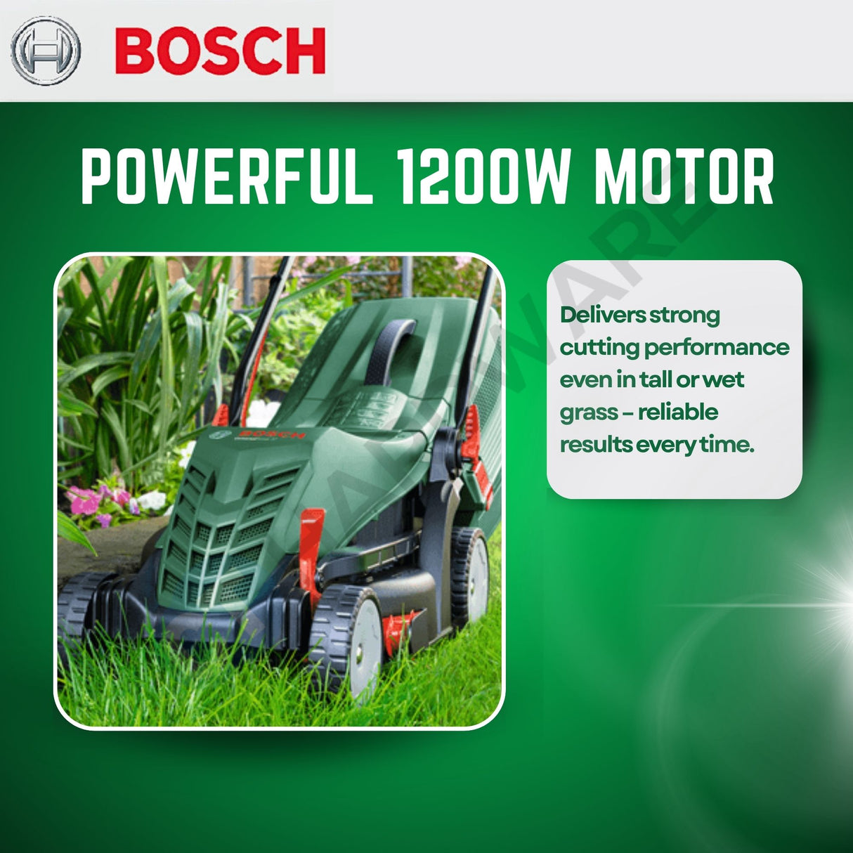 Bosch EASYROTAK32-225 Electric Rotary Lawn Mower 1200W [06008A6372]