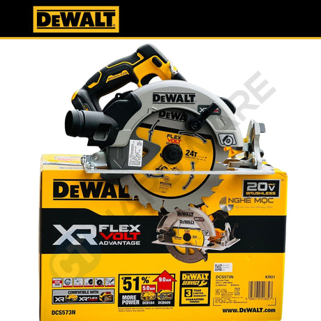 DEWALT DCS573N-B1 20V MAX XR Brushless 7-1/4 Inch Circular Saw Bare Unit