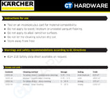 Karcher 62950820 FloorPro Fine Stoneware Cleaner RM753 10L