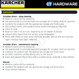 Karcher 62950820 FloorPro Fine Stoneware Cleaner RM753 10L