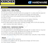 Karcher 62950820 FloorPro Fine Stoneware Cleaner RM753 10L