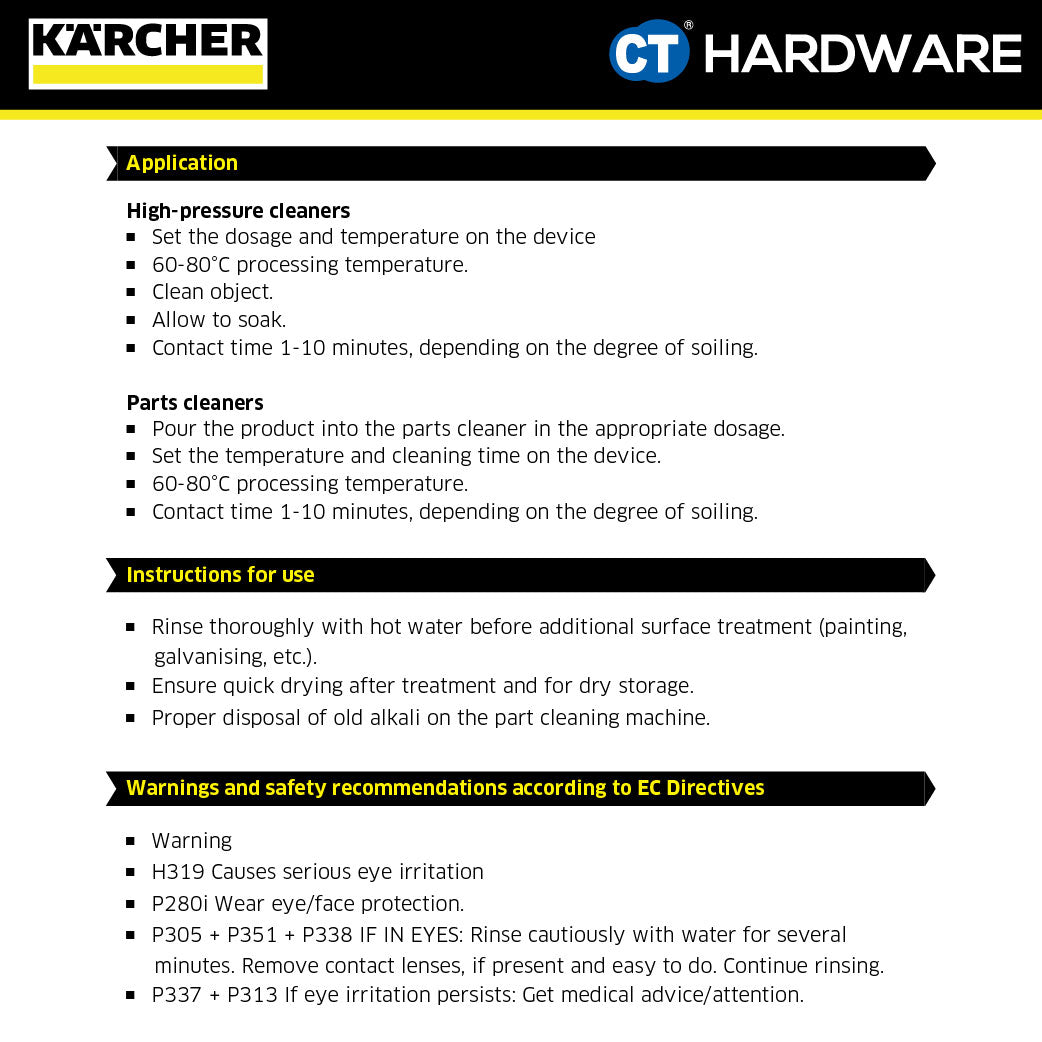 Karcher 62951650 PartsPro Cleaner RM 39, 20L