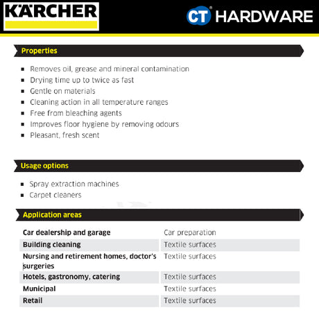 Karcher 62951980 CarpetPro Cleaner RM 767 OA (Quickdry), 10L, Carpet Cleaners