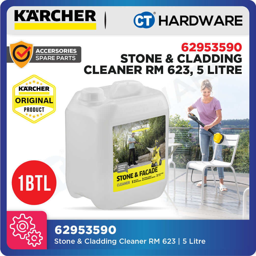 Karcher 62953590 Stone & Cladding Cleaner RM 623, 5 Litre