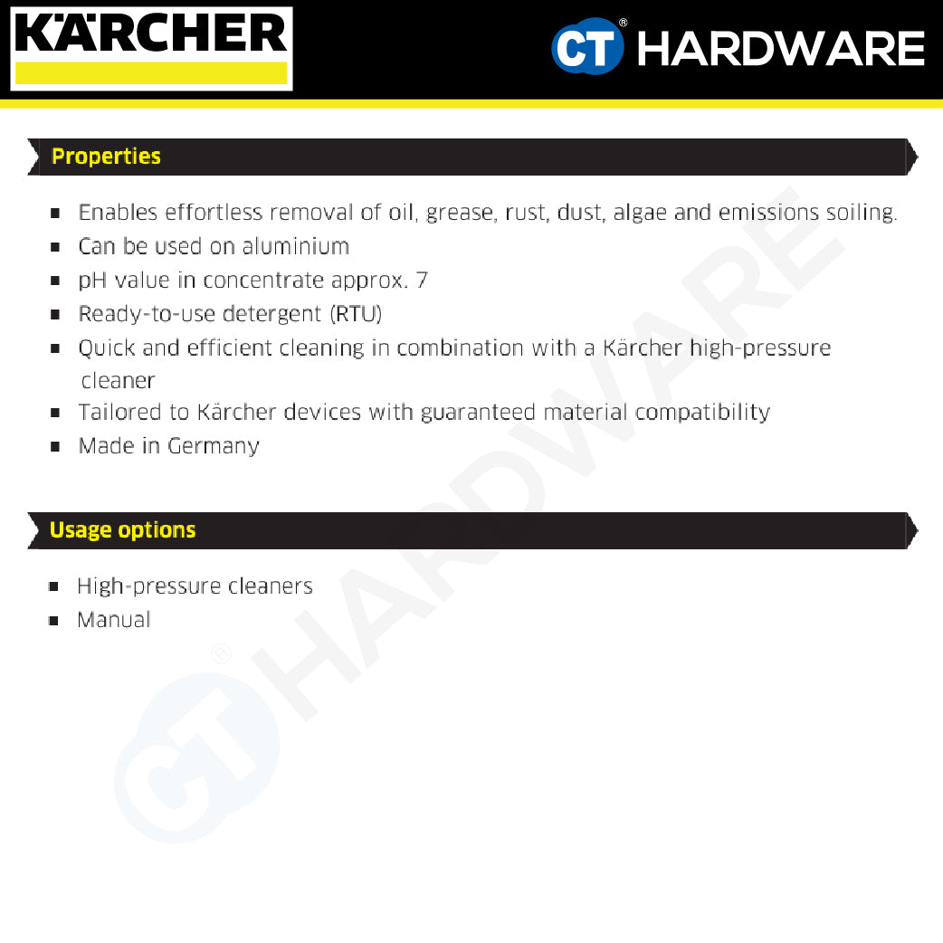 Karcher 62953590 Stone & Cladding Cleaner RM 623, 5 Litre