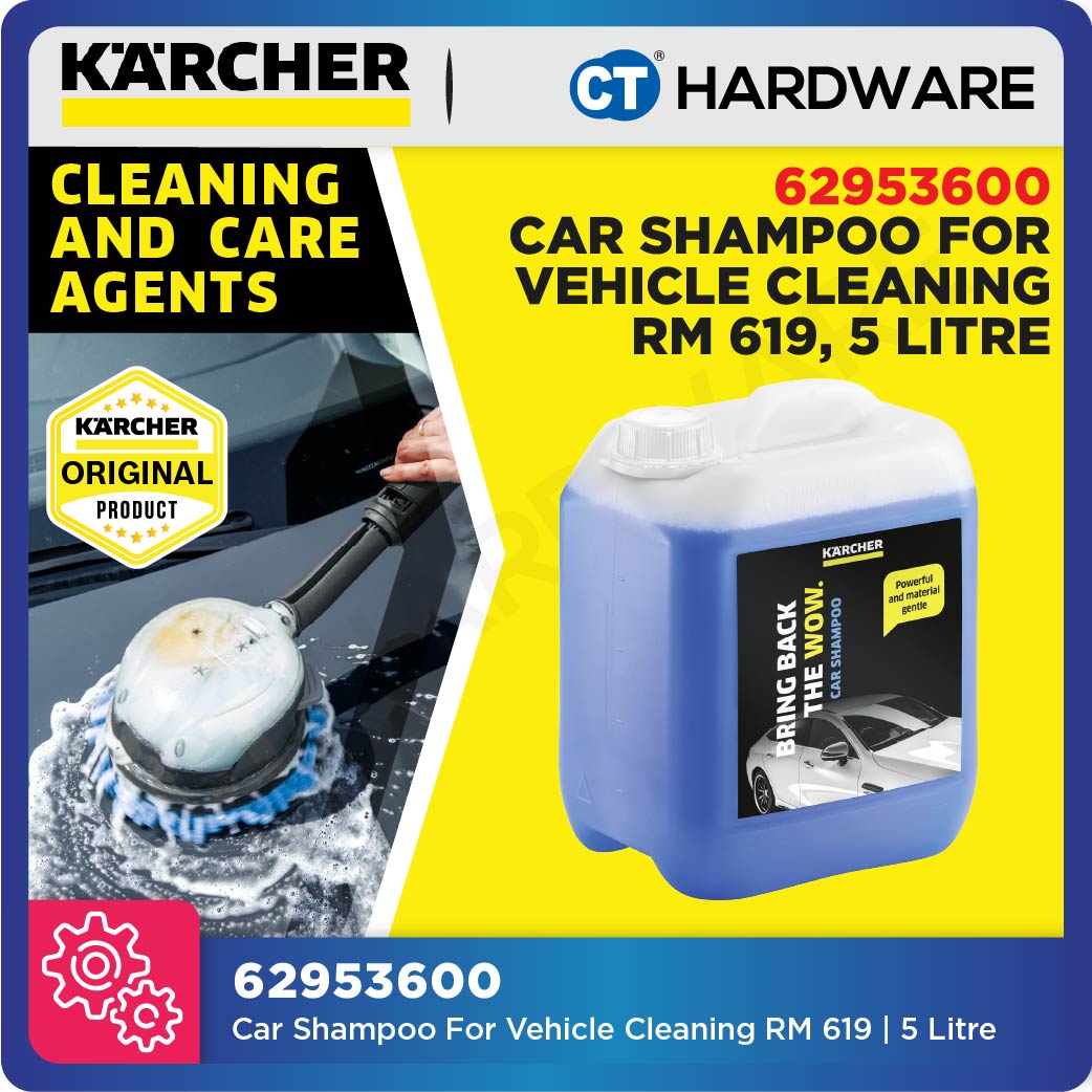 Karcher 62953600 Car Shampoo For Vehicle Cleaning RM 619, 5 Litre, High Pressure Washer