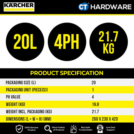 Karcher 62954320 VehiclePro Gloss Dryer Nano RM 832 Classic, 20l