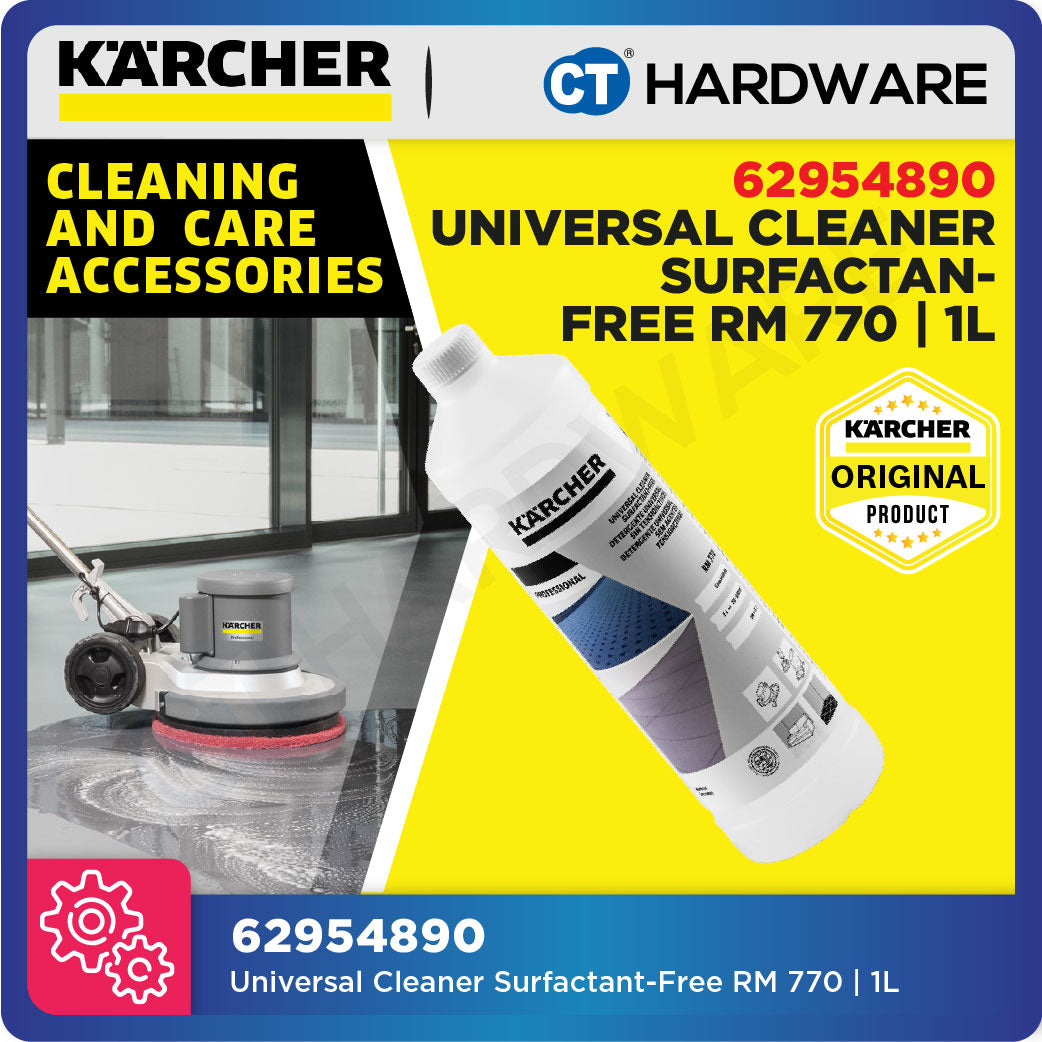 Karcher 62954890 Universal Cleaner Surfactant-Free RM 770 1L
