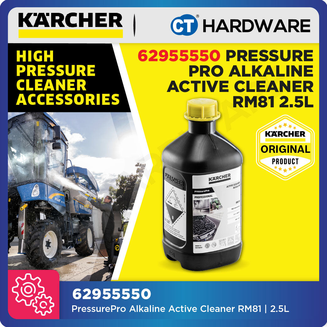 Karcher 62955550 PressurePro Alkaline Active Cleaner RM81 2.5L