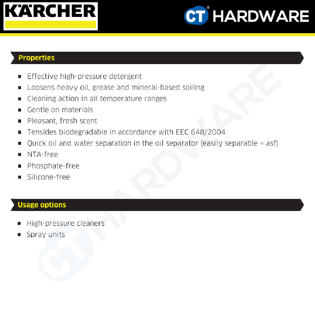 Karcher 62955550 PressurePro Alkaline Active Cleaner RM81 2.5L