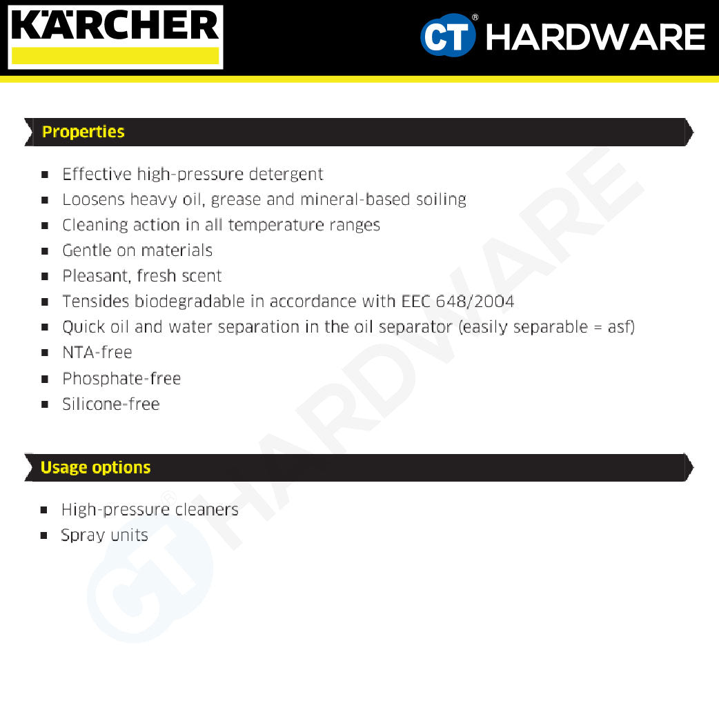 Karcher 62955550 PressurePro Alkaline Active Cleaner RM81 2.5L