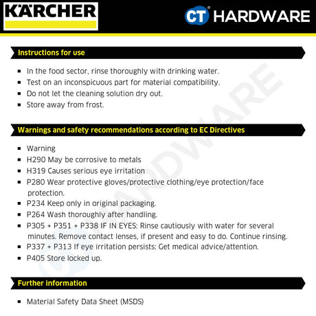 Karcher 62955560 PressurePro Active Cleaner, alkaline RM 81, 10L
