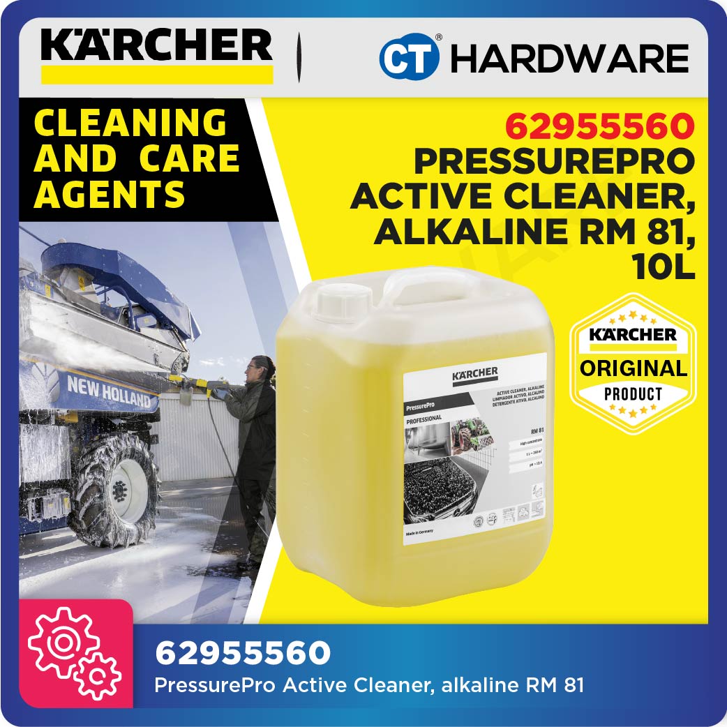 Karcher 62955560 PressurePro Active Cleaner, alkaline RM 81, 10L