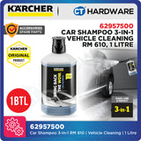 Karcher 62957500 Car Shampoo 3-In-1 RM 610, Vehicle Cleaning, 1 Litre