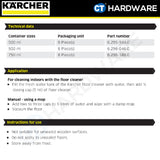 Karcher 62959440 Multi-Purpose Floor Cleaning 0.5L RM 536 For FC4, FC5 & FC7