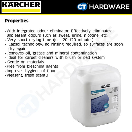 Karcher 62961270 CarpetPro Cleaner iCapsol RM 768 OA 10L for PUZZI 8 | PUZZI 10/1 Carpet Cleaner