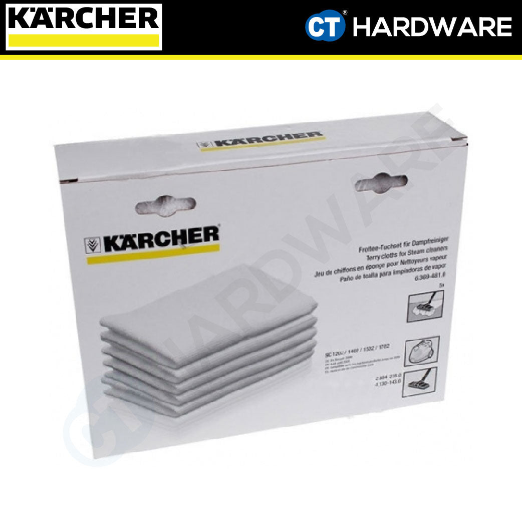 Karcher 63694810 Terry cloths, wide (5 pcs)