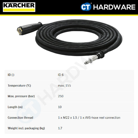 Karcher 63912380 High-pressure hose, 10m