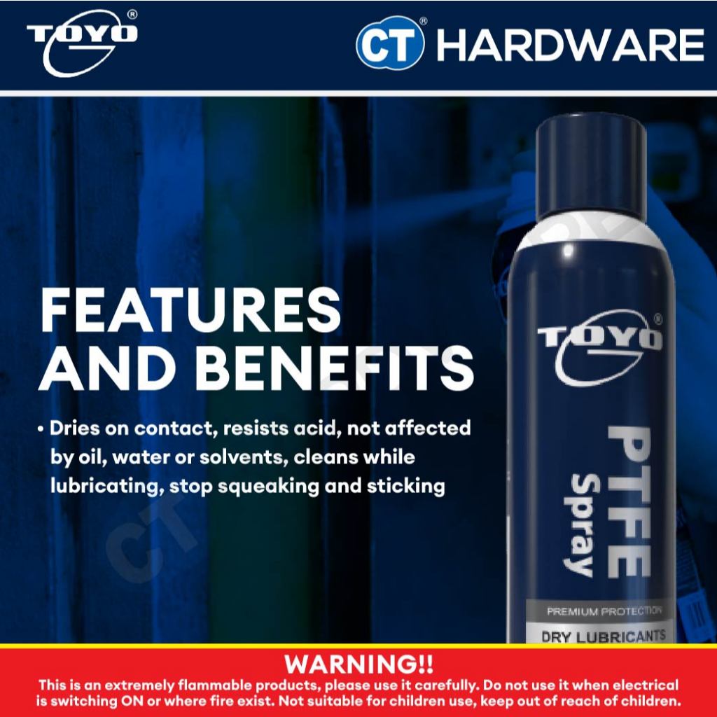 Toyo-G PTFE Spray Dry Lubricants 300ml [ 8696L1429 ]