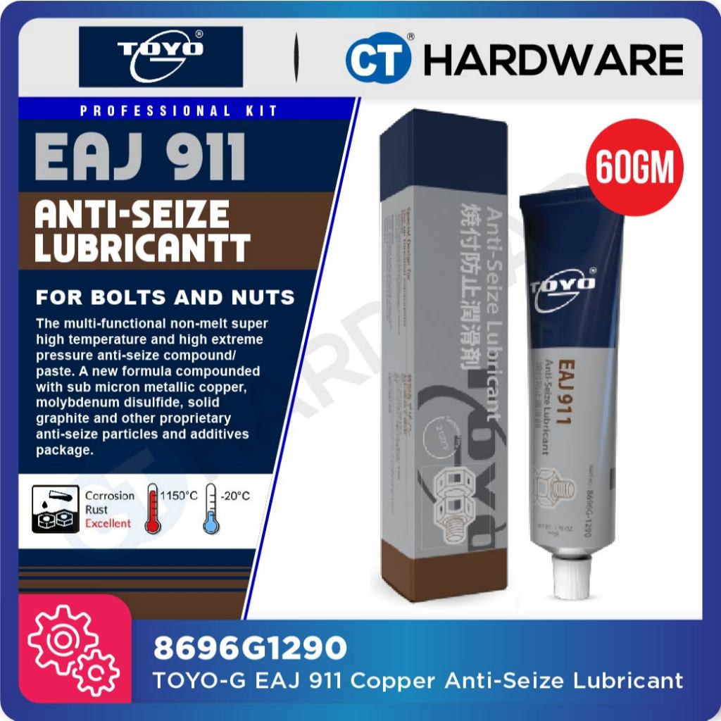 Toyo-G EAJ 911 Copper Anti Seize Compound Lubricants 60GM [ 8696G1290 ]