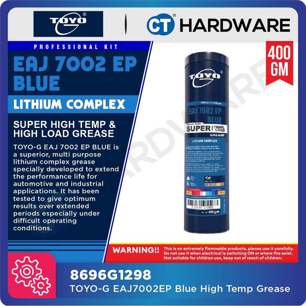 Toyo-G EAJ 7002EP High Temperature Lithium Grease 400GM [ 8696G1298 ]