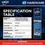 Toyo-G EAJ 7002EP High Temperature Lithium Grease 400GM [ 8696G1298 ]
